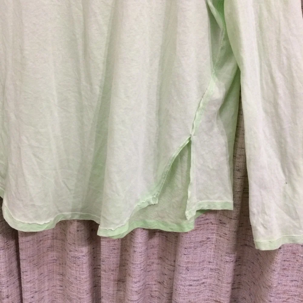 We The Free First Love Lace-Up Tee in Lime